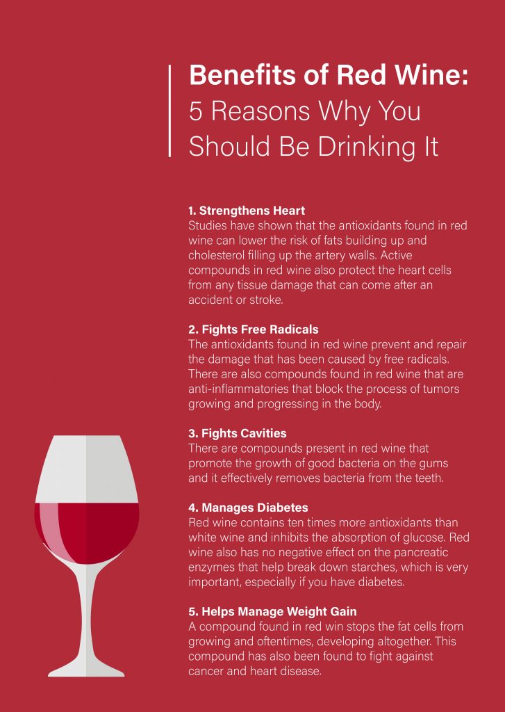 Benefits Of Red Wine 5 Reasons Why You Should Be Drinking It