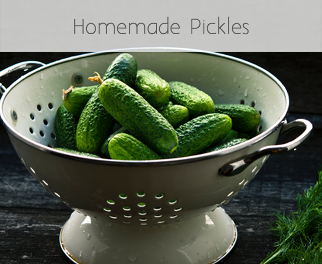 Homemade Pickles – Fermented